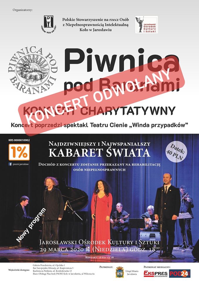 odwolany koncert