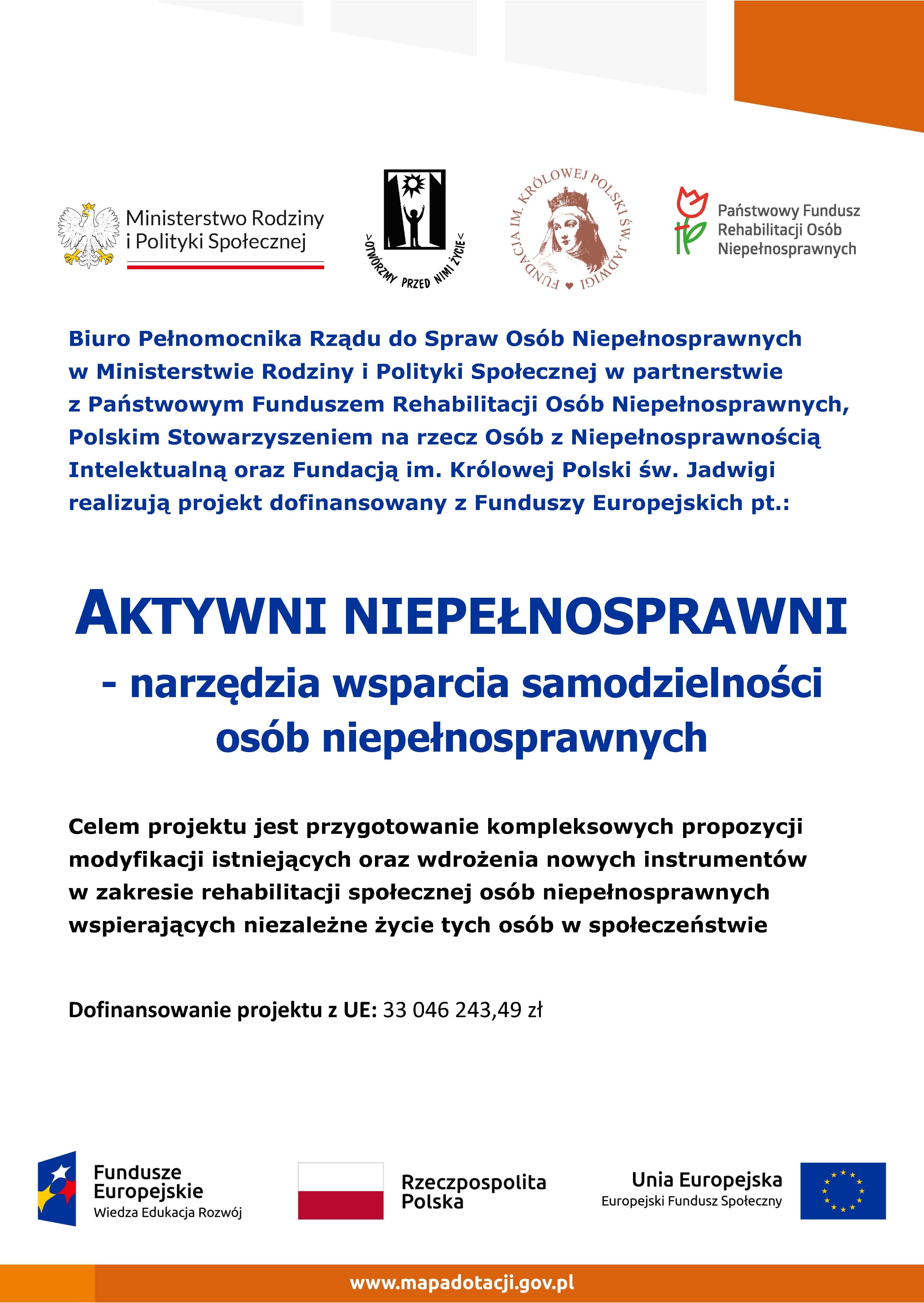  Plakat Aktywni niepełnosprawni kolor A3 pion kolor alternatywny tekst 24.06.2022 zwiększone dof