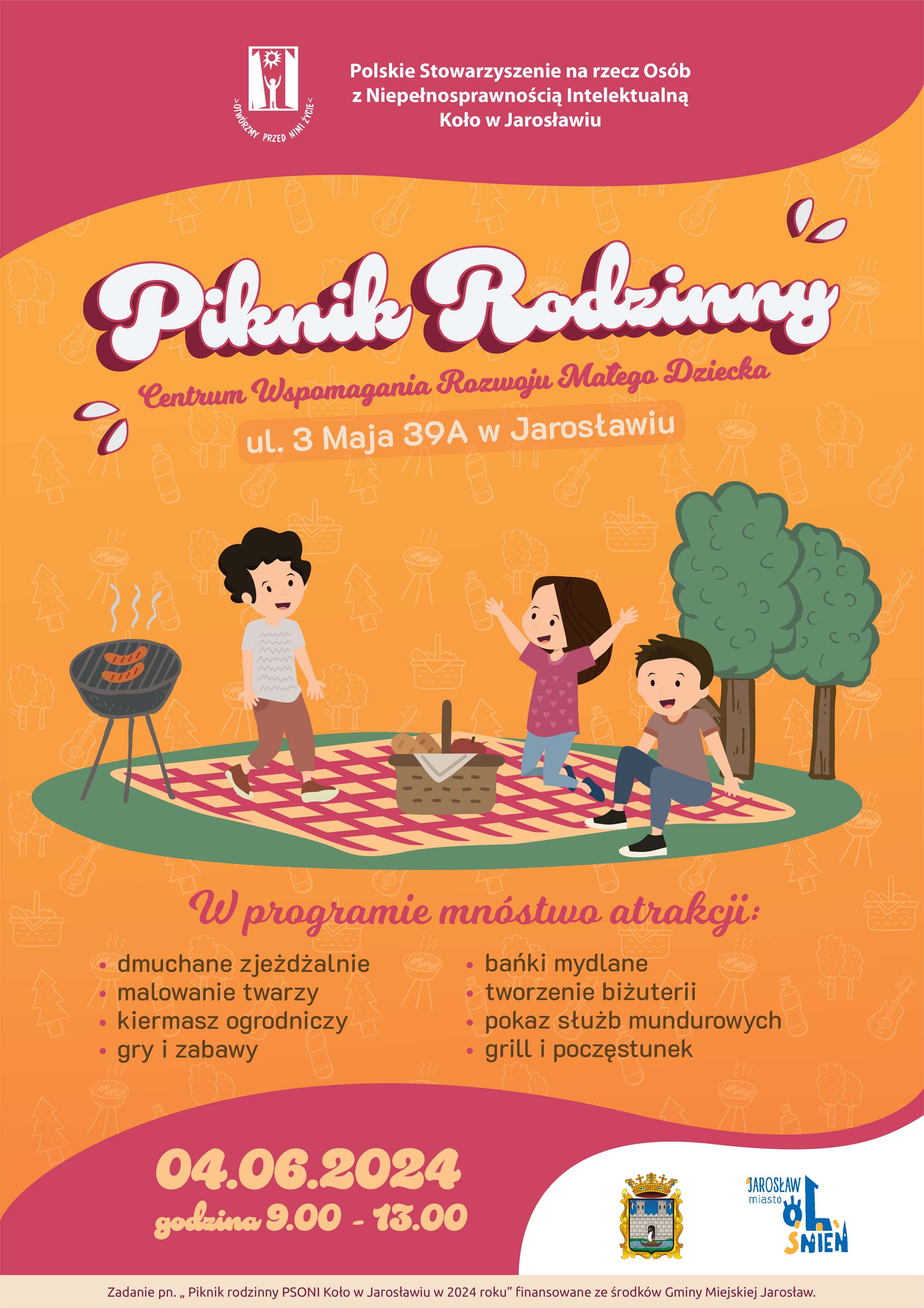 CWRMD Piknik rodzinny 2024 Plakat A3