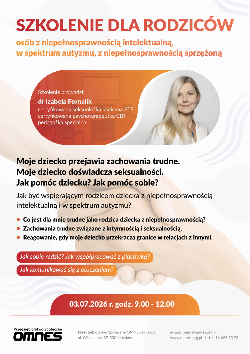 Omnes Izabela Fornalik szkolenie rodzice 2026 ulotka A5